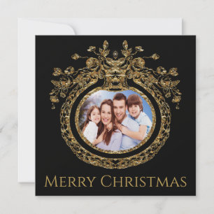 Elegante Chic Regal Foto Weihnachten