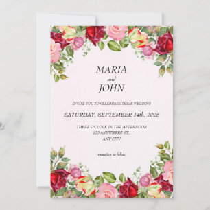 Elegante Chic Romantische Minimalistische klassisc Einladung