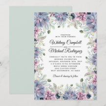 Elegante Chic Succulent Florals Wedding