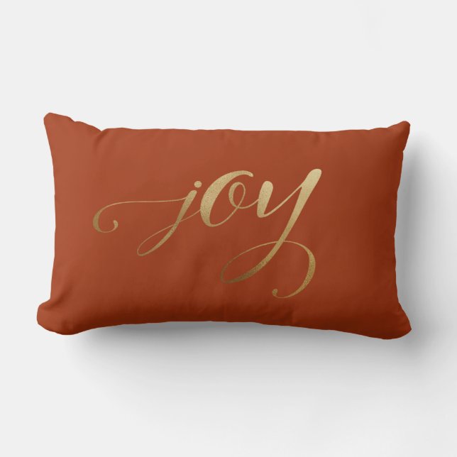 Elegante Chic Weihnachten Lendenkissen (Vorderseite)