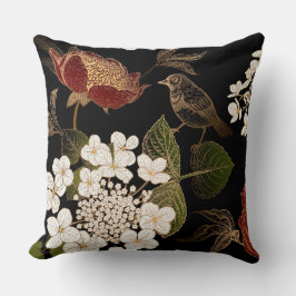 Elegante Chinoiserie Inspiriert Blumenblumen Kissen