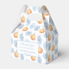 Elegante Chinoiserie Pumpkins Hochzeit im Herbst D Geschenkschachtel