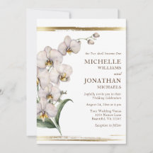 Elegante Christliche Hochzeit am Weißen Orchid