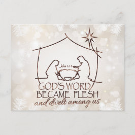 Elegante Christliche Krippe Weihnachten