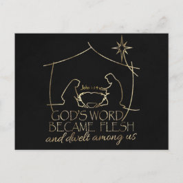 Elegante Christliche Krippe Weihnachten