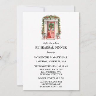 Elegante Church Dose Scene Probe Dinner Einladung