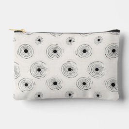 Elegante Circle Patterns Zubehörtasche
