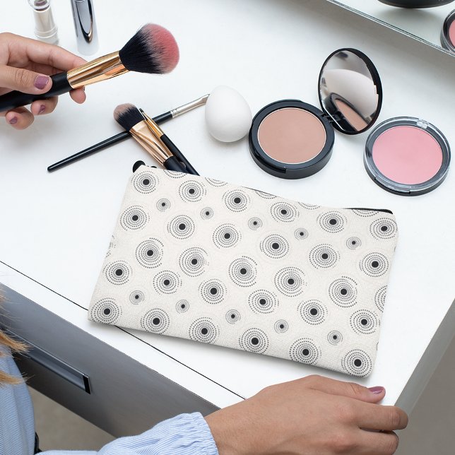 Elegante Circle Patterns Zubehörtasche (Elegant Circle Patterns Accessory Pouch)