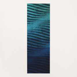 Elegante Classic Blue Waves in Wasserfarbe Yogamatte