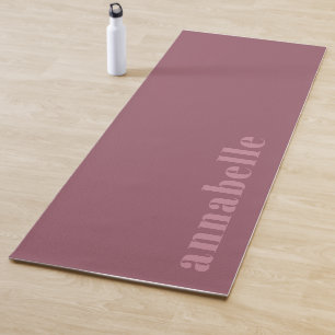 Elegante Classic Dusty Rose Personalisiert Yogamatte