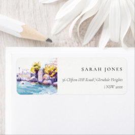 Elegante Coastal Sand Beach Rocky Seascape Adresse