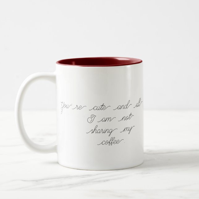 Elegante Coffee Tasse - Perfektes Geschenk für Kaf (Links)