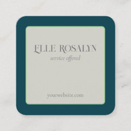 Elegante Colors Business Card Quadratische Visitenkarte