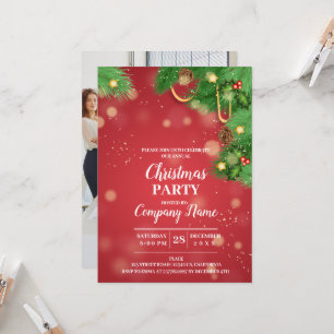 Elegante Company Cocktail Weihnachten Party Einlad Einladung