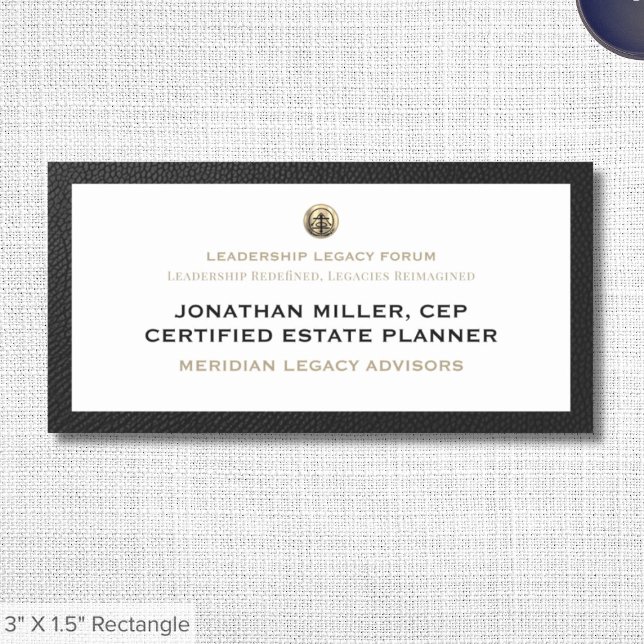 Elegante Convention Event Name Tag Namensschild (Customizable business event essentials for any industry)