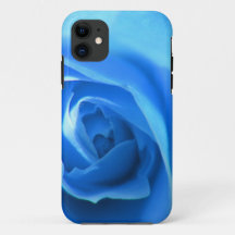 Elegante, coole blaue Rose Blume Foto Kunst.