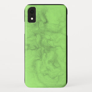 Elégante coque iphone en marbre vert néon