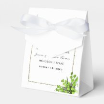 Elegante Corner Fern Dekoration Hochzeit