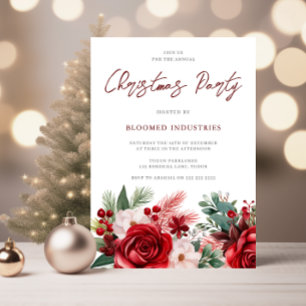 Elegante Corporate Christmas Soirée Einladung