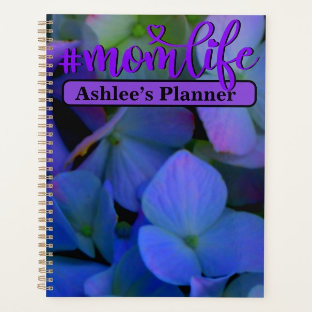 Elégante couleur bleu violet pour sa #maman (Devant)