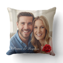 Elegante Couple Foto Individuellen Namens Rose Ges