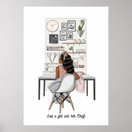 Elegante Crafting Queen Poster