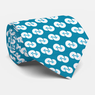 Élégante cravate turquoise
