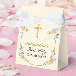 Elegante Cream Girls Floral 1. Geschenkschachtel