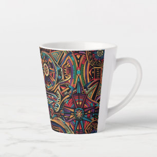 Elegante Creme "Chronik der Antike" Espresso Milchtasse