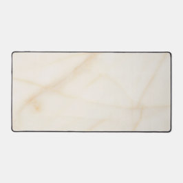 Elegante Creme-Marmor-Optik mit dezenter Goldader  Schreibtischunterlage
