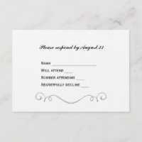 Elégante Croix celtique RSVP