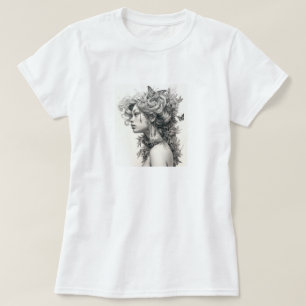 Elegante Custom Add Your Own Foto Geschenk für Wif T-Shirt