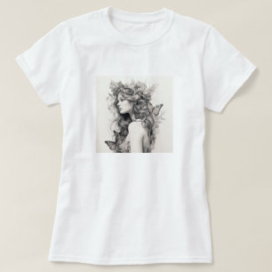 Elegante Custom Add Your Own Foto Geschenk für Wif T-Shirt