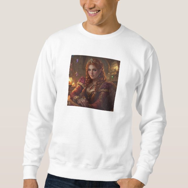 Elegante Custom Fügen Sie Ihr eigenes Foto Geschen Sweatshirt (Vorderseite)