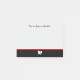 Elegante Custom Kitchen of Silverware Post it Note Post-it Klebezettel