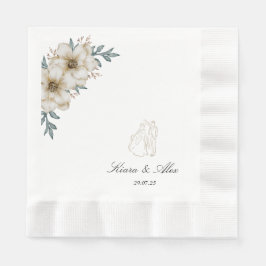 Elegante Custom Wedding Napkins - Personalisiert Serviette