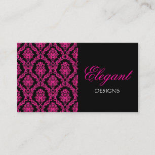 Elegante Damast-Visitenkarte Visitenkarte
