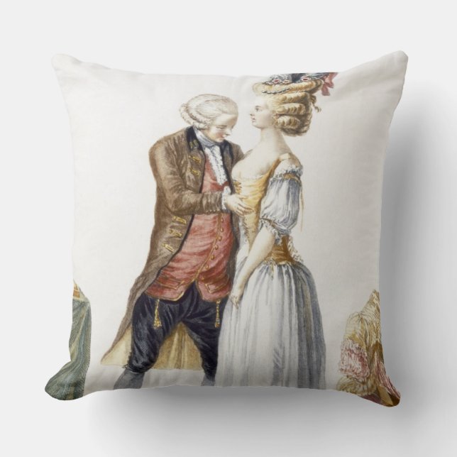 Elegante Dame an einer Installation mit ihrem Kissen (Vorderseite)