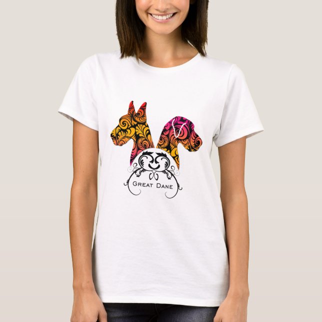 Elegante Dänen T-Shirt (Vorderseite)