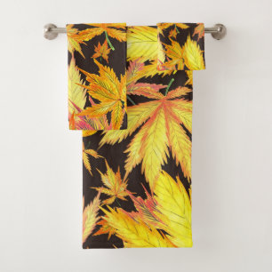 Elégante décoration feuille jaune accrocheuse