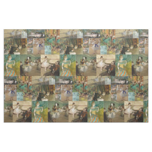 Elegante Degas Ballett Tänzer Bilder Zeichnungen Stoff