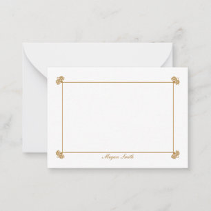 Elegante dekorative Personalisierte Flachbildschir Mitteilungskarte