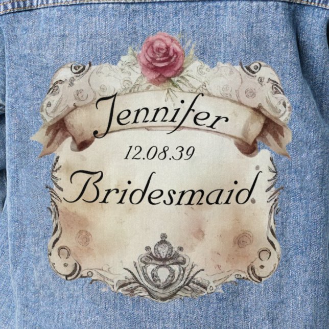 Elégante demoiselle florale personnalisée Blue Jea (Créateur téléchargé)