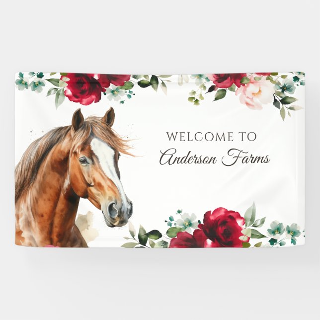 Elegante Derby-Party  Banner (Horizontal)