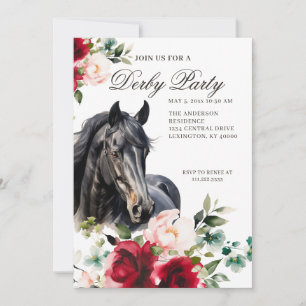 Elegante Derby-Party Einladung
