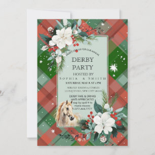 Elegante Derby-Party-Pferd-Einladungskarte Einladung