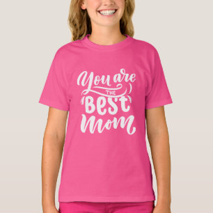 Elegante Design Typografie Sie sind die beste Mama T-Shirt