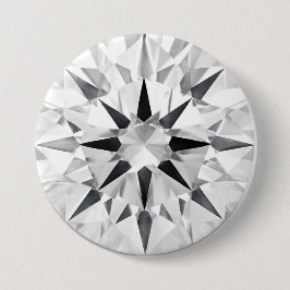 Elegante diamant-inspirierte 3"-Schaltfläche - ind Button