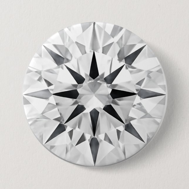 Elegante diamant-inspirierte 3"-Schaltfläche - ind Button (Vorderseite)