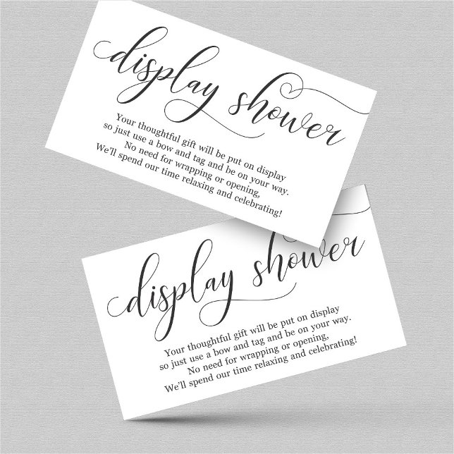 Elegante Display-Duscheinlage für Einladung (Von Creator hochgeladen)